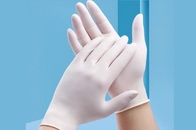 Guante médico s de la mano del látex del látex de los guantes Polvo-libres disponibles del examen