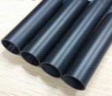 Piezas de fibra de carbono de encargo de la fibra de carbono del tubo de la fibra de carbono de las barras de los tubos materiales de encargo de la tubería