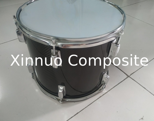 tubería grande de la fibra de carbono del diámetro para los instrumentos musicales del bombo