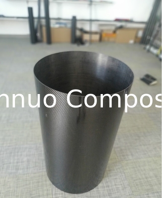 tubería grande de la fibra de carbono del diámetro para los instrumentos musicales del bombo