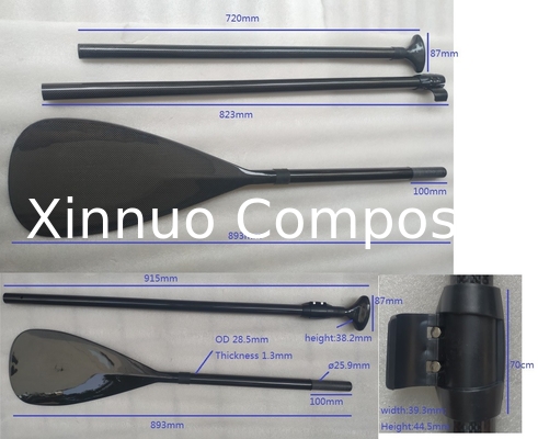 Tubos y varillas de fibra de carbono para botes y canoas