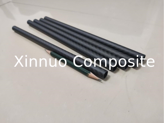 12 mm 1/2 pulgadas de pequeño diámetro 3k twill tejido de fibra de carbono tubos para drones UAV