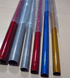 barra de diámetro bajo del tubo de la fibra de carbono para la cometa /pen/toy y el paraguas