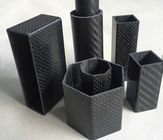 tubo octagonal del hexágono de la fibra de carbono de la compra con el precio de fábrica hecho en China