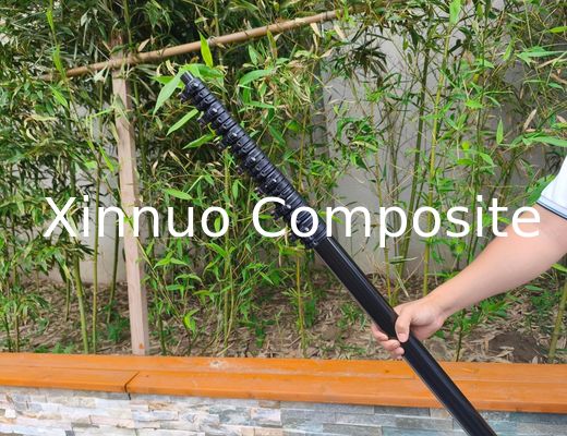 40ft 12M de altura rígida de fibra de carbono de telescopio del poste tubo extensible