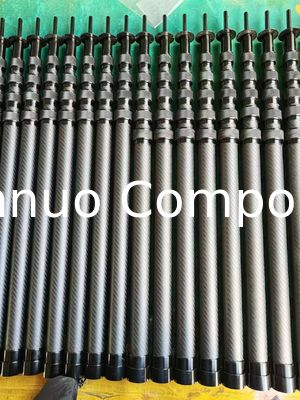 2m 3m alto rígido super ligero de fibra de carbono cielo dosel poste de carpa