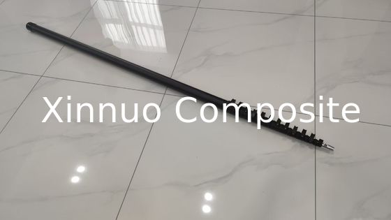 Postes telescópicos de fibra de carbono anti-rotación de 15m de longitud y 50 pies, fabricados en China