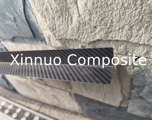 Ángulo de forma L de fibra de carbono mate 3K de alta resistencia para blindaje de esquina