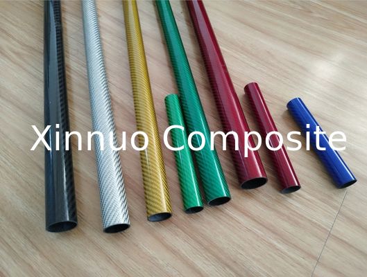 Diferentes Tamaños de buena apariencia Tubos de anillo de fibra de carbono de colores para joyas