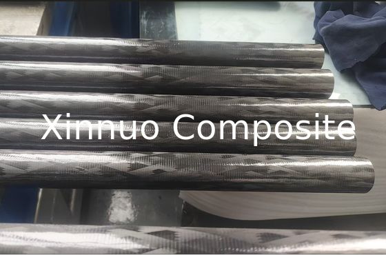 Tubos compuestos de fibra de carbono con herida de filamento de ángulo pequeño T700