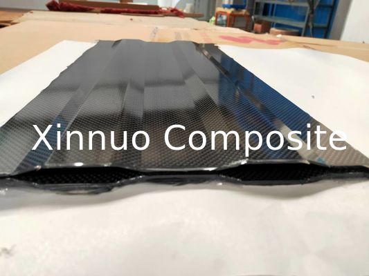 China suministro original de la fábrica de alta rigidez 3K twill hojas de fibra de carbono plano