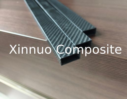 China suministro original de la fábrica de fibra de carbono tubo cuadrado tubo de carbono tubo rectangular