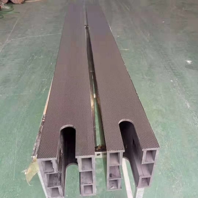 tubo cuadrado de fibra de carbono con agujeros de perforación para el servicio de mecanizado CNC