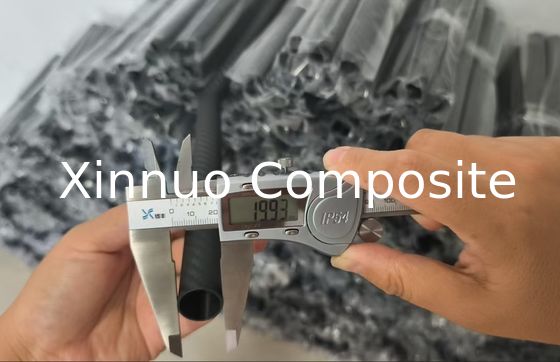 3K  2X2  tejido sarga pintura mate tubo de fibra de carbono redondo fabricantes