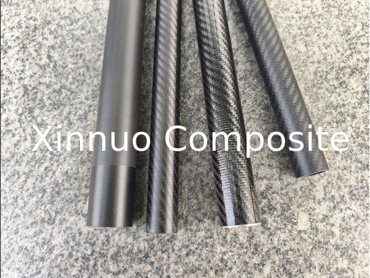 Fabricación de tubos de fibra de carbono T300 de tamaño personalizado