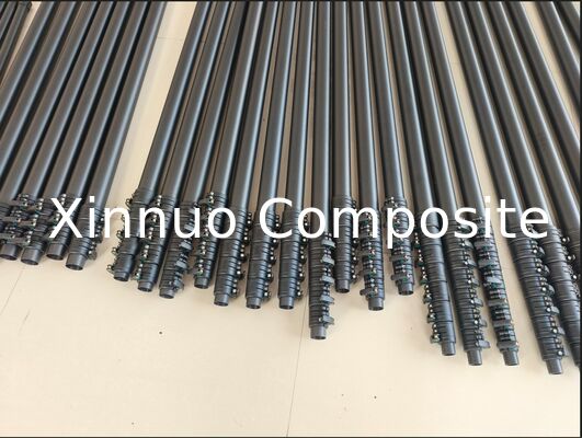 XN poste telescópico de fibra de carbono resistente de 20 pies, 30 pies, 40 pies, 45 pies, 50 pies con alimentación de agua