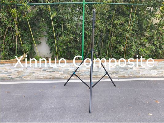 12m 40ft 15m 50ft 18m 60ft poste telescópico de carbono con trípode para la fotografía