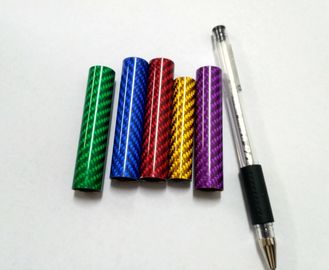 Los tubos coloridos de la fibra de carbono con diversos colores de diverso tamaño pueden ser OEM