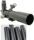 el tubo grande de la fibra de carbono del diámetro para el tubo del telescopio puede ser modificado para requisitos particulares