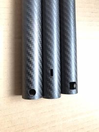 El eje/la barra de la fibra de carbono para la palanca del cortacéspedes y la herramienta del condensador de ajuste de la secuencia del Auto-viento dirige