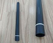 30*28*300mm roll wrapped Carbon fiber tubing with white warning tape provided by Chinese factory