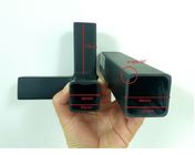 2- way 3 way cross -way four-way square carbon fiber tube connectors joints with carbon rectangular/square tube