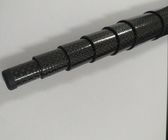 Top-ranking carbon  fiber composite folding pole composite tubing with nature black color
