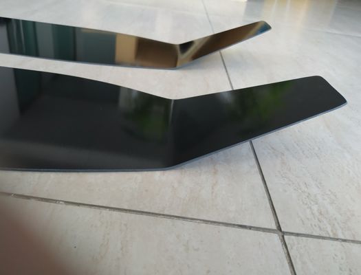 la cuchilla negra de los fiberlass del color para las aletas que se zambullen nada las aletas sperfishing de la aleta freediving