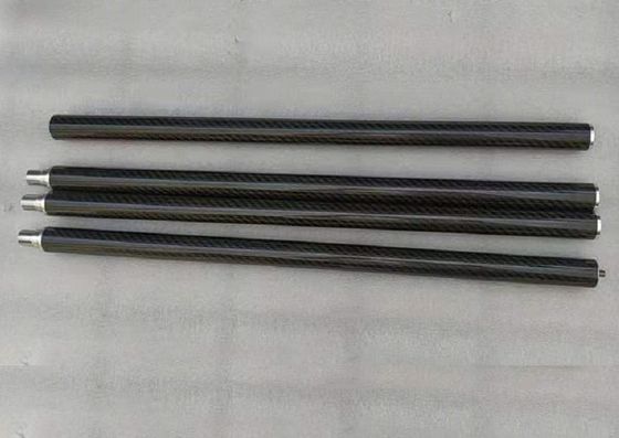 tubo/palillos de la fibra de carbono con 1/4 hilo de inch-20 UNC para los palillos de la extensión de la cámara/de la fotografía