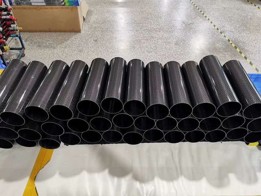 tubería de la fibra de carbono   productos compuestos del carbono hechos en China