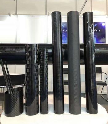 tubería de la fibra de carbono   productos compuestos del carbono hechos en China