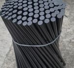 la aduana las barras sólidas de la fibra de carbono de 1~40 milímetros de diámetro pultruded el material del cfrp de las barras del carbono hecho en China