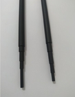 Tubo telescópico portátil de encargo del frp de postes de la fibra de vidrio del color negro para el polo del palo de la antena