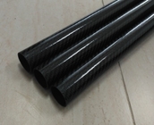 El tubo más barato de la fibra de carbono en la tela 25 milímetro 30 milímetro 40 milímetro 1000 milímetro 1500 milímetro etc de la fibra de carbono