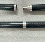barra de la fibra de carbono del tubo del carbono del módulo del tubo del hilo de la fibra de carbono de la tela cruzada 3K alta