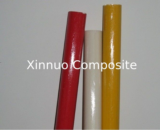 El azul rojo verde aislado etc blanco del oro coloreó el tubo de epoxy del polo de la barra del tubo de la fibra de vidrio del frp hecho en China