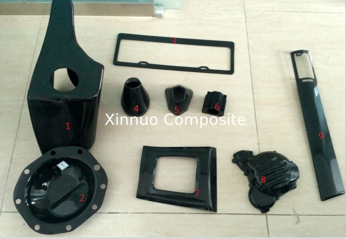 Customized different shapes carbon fiber products  profiled products deformed parts  irregular part