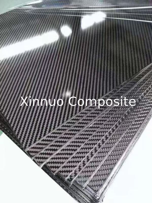 1-40 mm de espesor 3K de fibra de carbono mate y brillante hecha a pedido