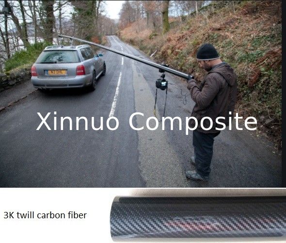 Tubo de la fibra de carbono para el brazo automotriz de la tenencia de la cámara del aparejo de la fotografía del aparejo de la cámara del coche