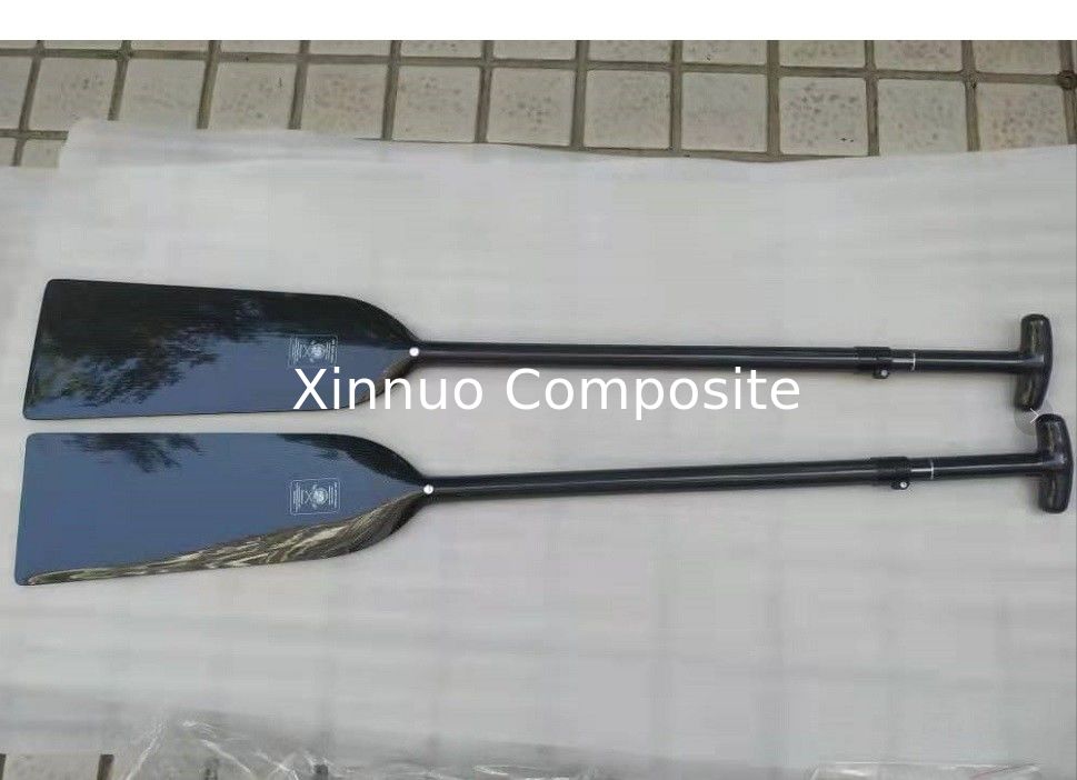 high glossy Adjustable length 4.5~5.1 inch Aluminum clamp IDBF carbon fibre dragon boat PADDLE